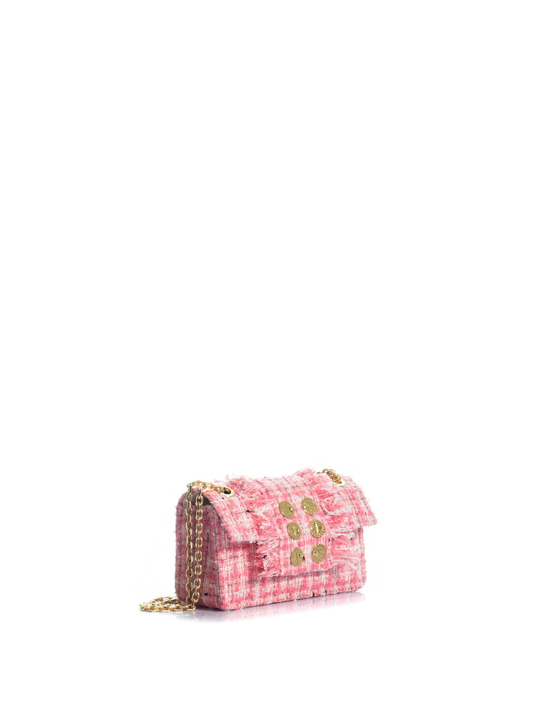 1KO0526-047 [KOORELOO] The New Yorker Micro  Small Pink Tweed #140106.1.0301.16202 (EU)