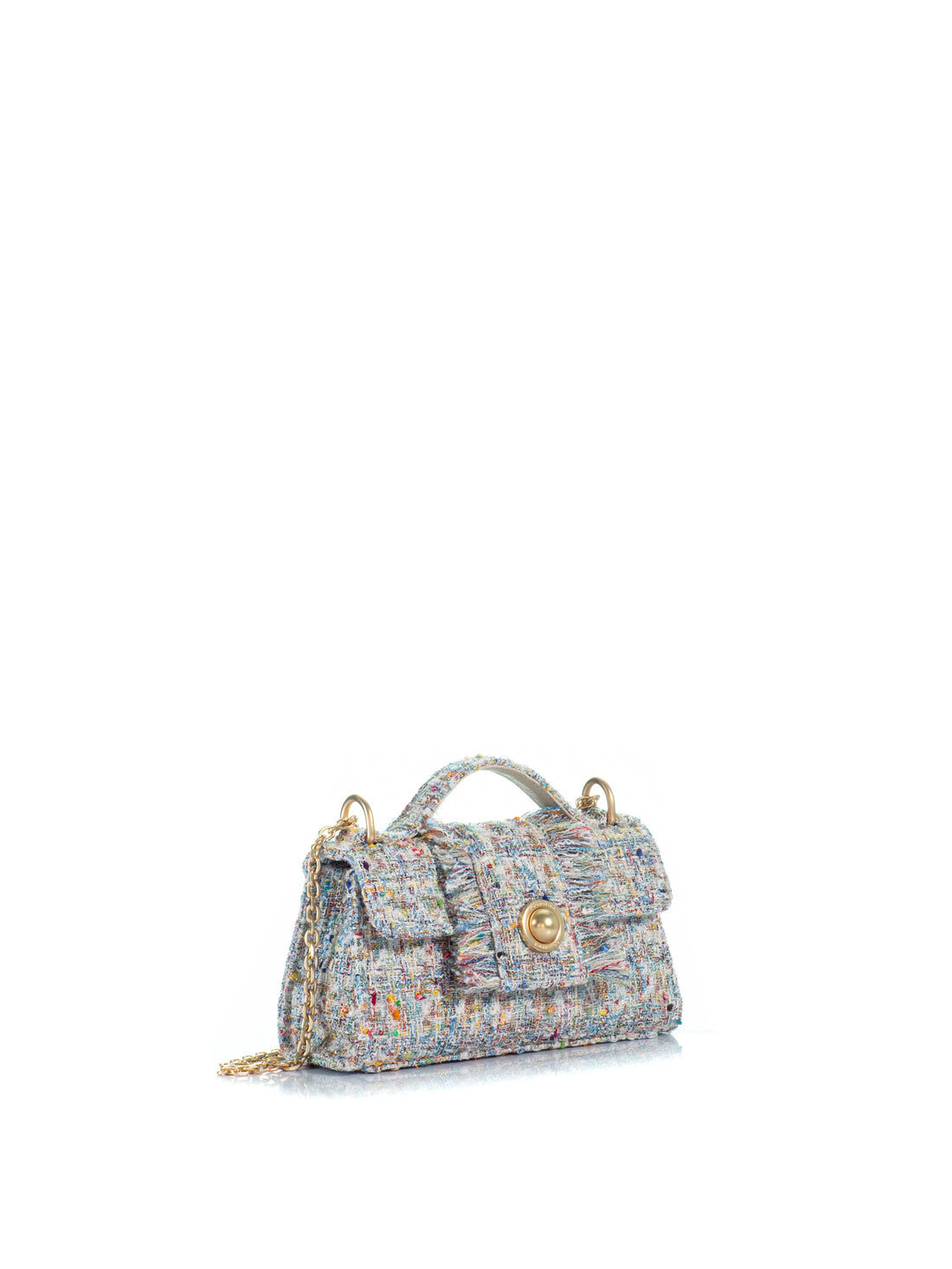 1KO0526-050 [KOORELOO] The Noble Mini Small Multi/Blue Tweed #140202.1.3001.16202 (EU)