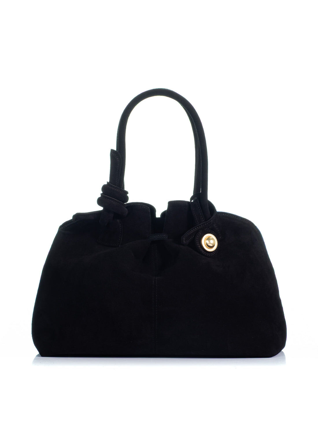 1KO0526-056 [KOORELOO] The Swan 2.0 Maxi Large Black Suede #35202.1922.0117.1 (EU)