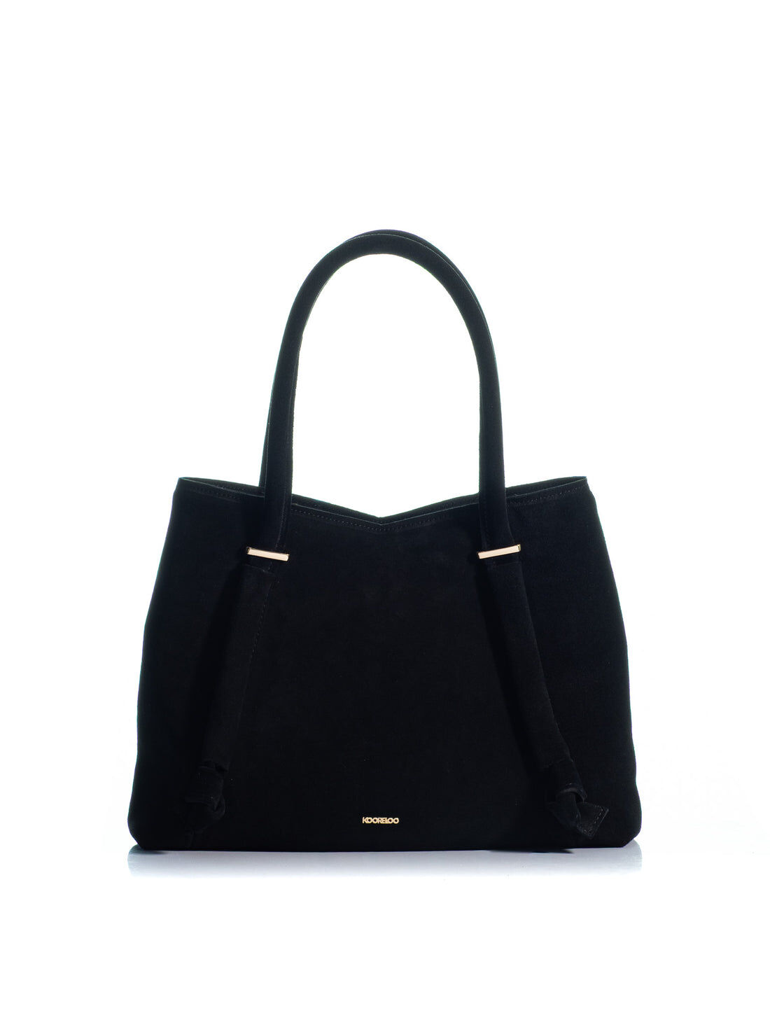 1KO0526-063 [KOORELOO] The Chatterbox Shopper Large Black Suede #35202.0333.0126.1 (EU)
