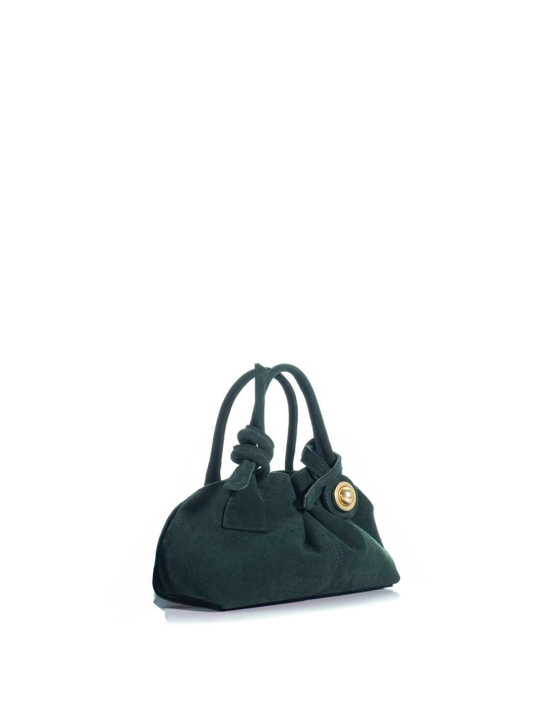 1KO0526-060 [KOORELOO] The Swan 2.0 Mini Small Green Suede (With Strap)  #190207.1.0626.35202 (EU)