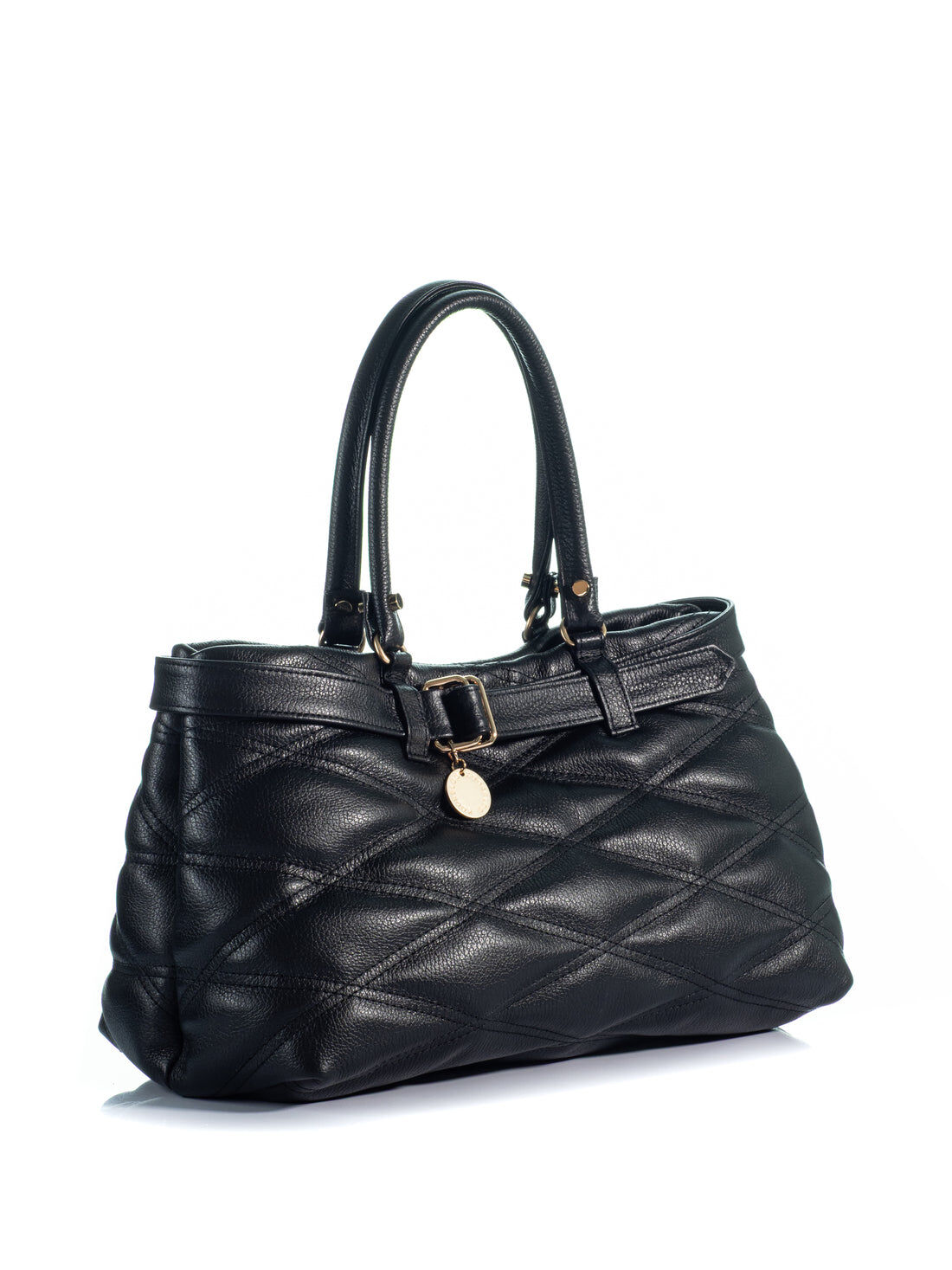 1KO0526-054 [KOORELOO] The Pepper Large Black Quilted Leather #35202.1625.0102.1 (EU)