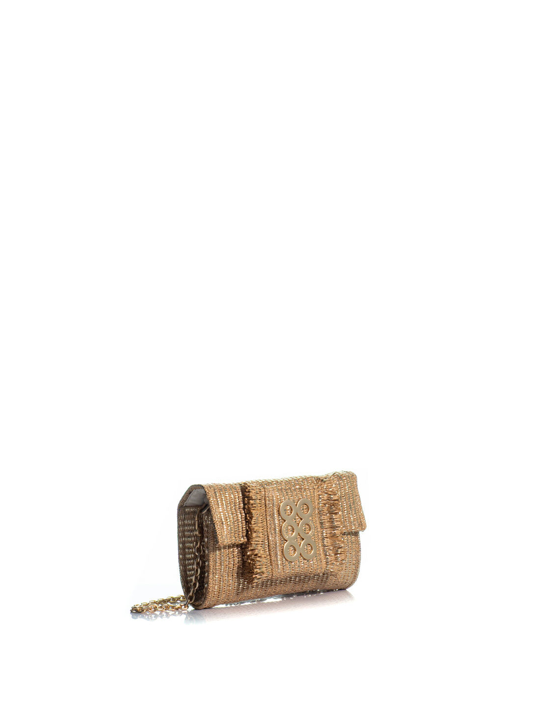 1KO0526-052 [KOORELOO] The Amalfi 3.0 Small Gold Raffia #010103.1.0703.16202 (EU)