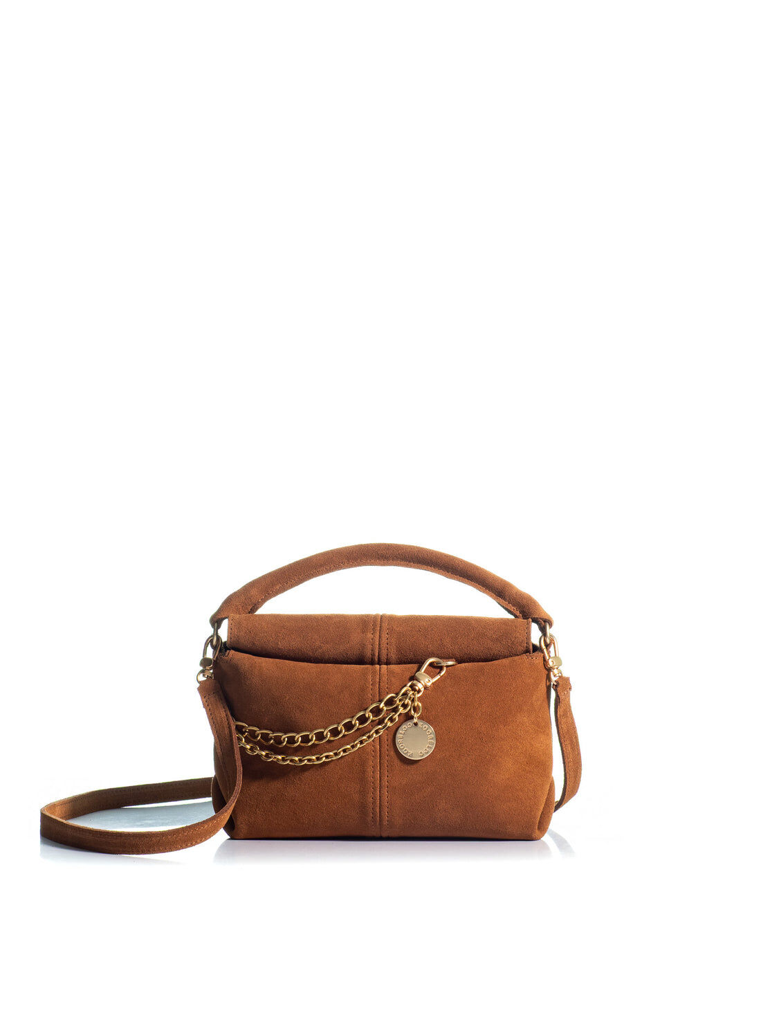 1KO0526-064 [KOORELOO] The Kyoto 2.0 Midi Medium Light Brown Suede (With Strap) #110103.1.2026.35202 (EU)