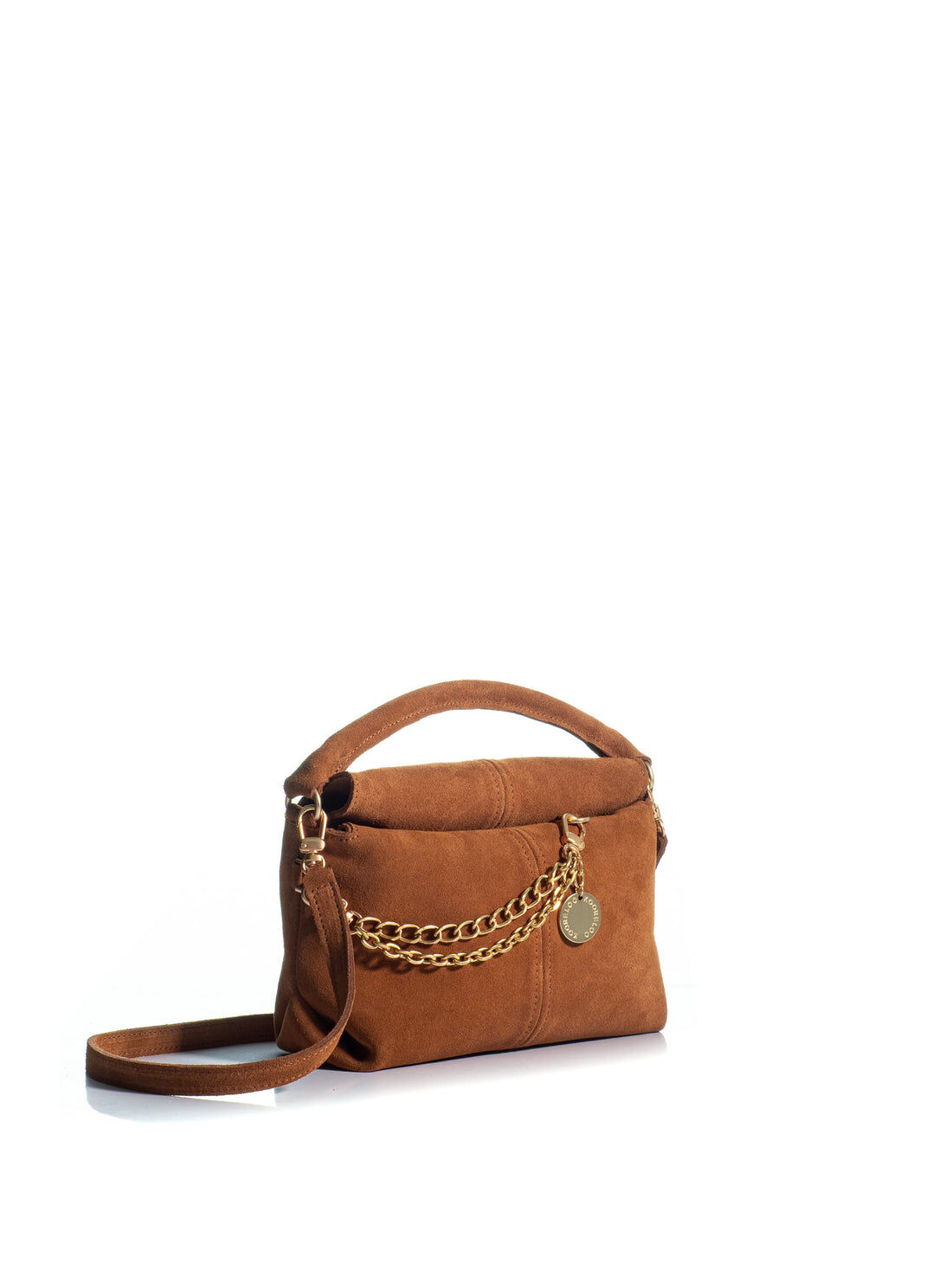 1KO0526-064 [KOORELOO] The Kyoto 2.0 Midi Medium Light Brown Suede (With Strap) #110103.1.2026.35202 (EU)
