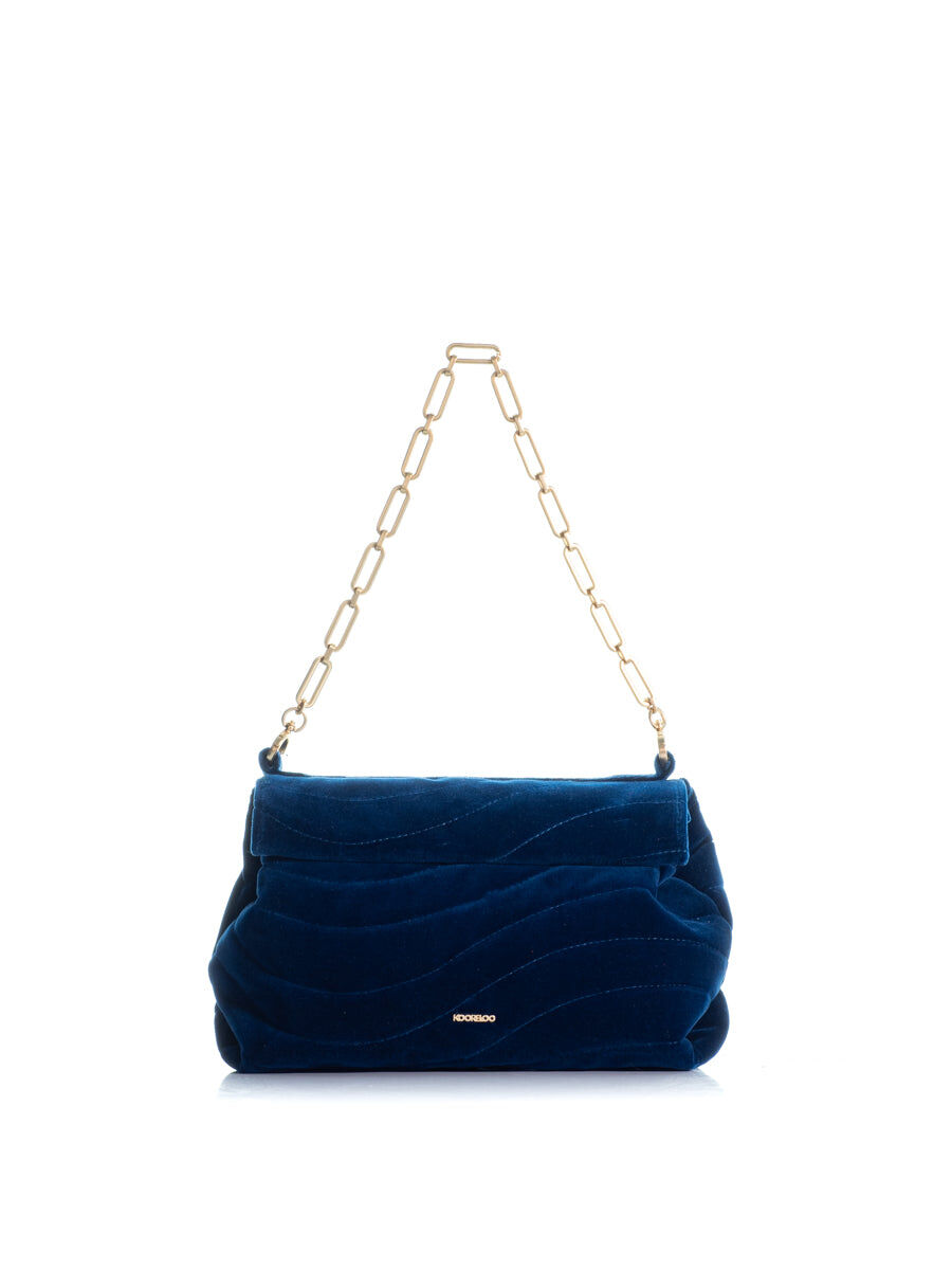 1KO0526-093 [KOORELOO] The Kyoto Medium Blue Quilted Velvet #34202.8000.1500 (EU)