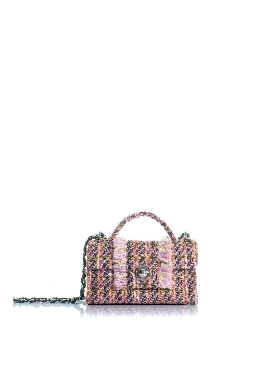 1KO0526-176 [KOORELOO] The Noble Mini Small Pink Multi Tweed  #34202.6001.1852 (EU)