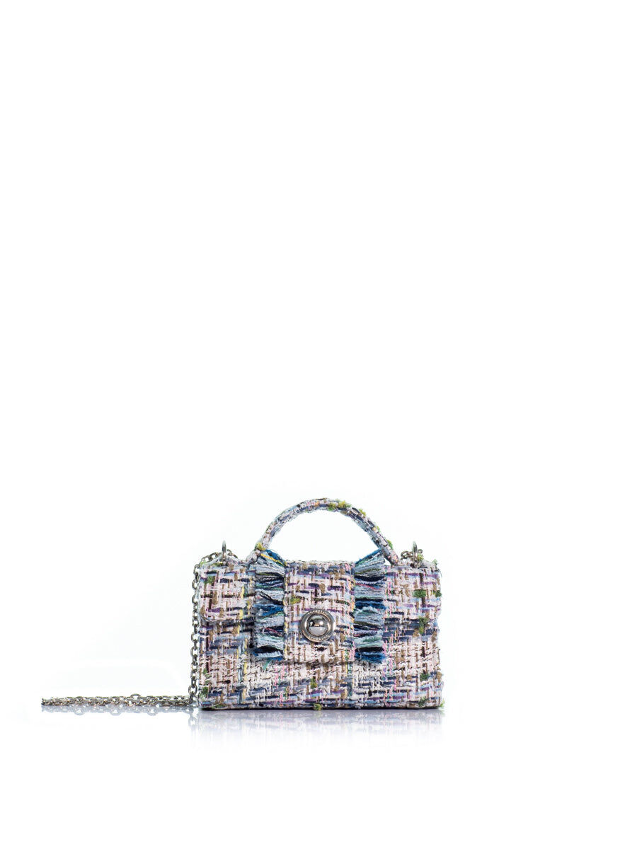 1KO0526-177 [KOORELOO] The Noble Mini Small Multi Blue Tweed #34202.6001.1100 (EU)