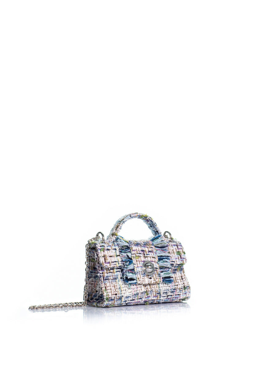 1KO0526-177 [KOORELOO] The Noble Mini Small Multi Blue Tweed #34202.6001.1100 (EU)