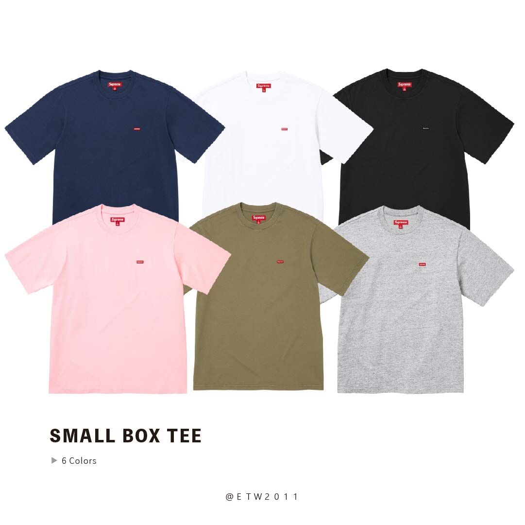 ☆ETW☆【EASY TO WEAR】SUPREME Small Box Tee 布標 刺繡 短T