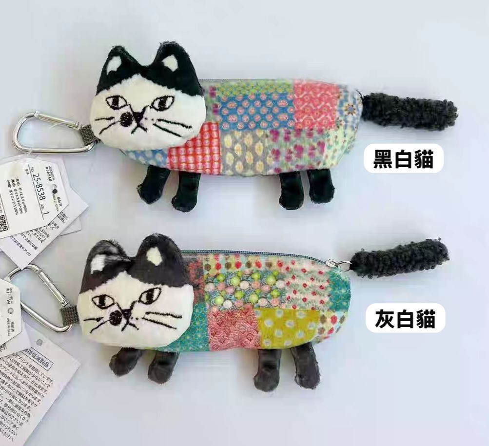 【預購】JM052605  Kusuguru Japan 貓咪拼布散紙包