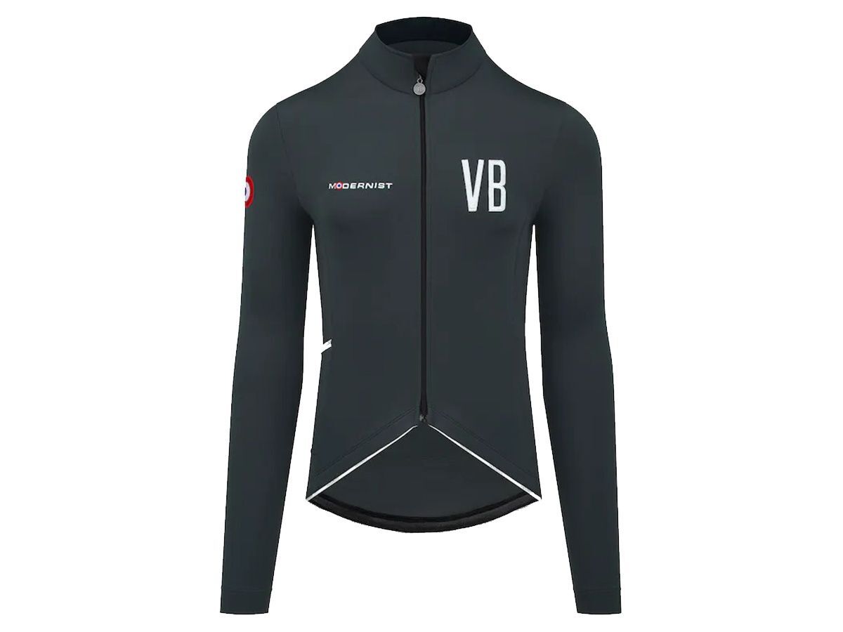 VB Modernist 男款長袖車衣 鯨灰色