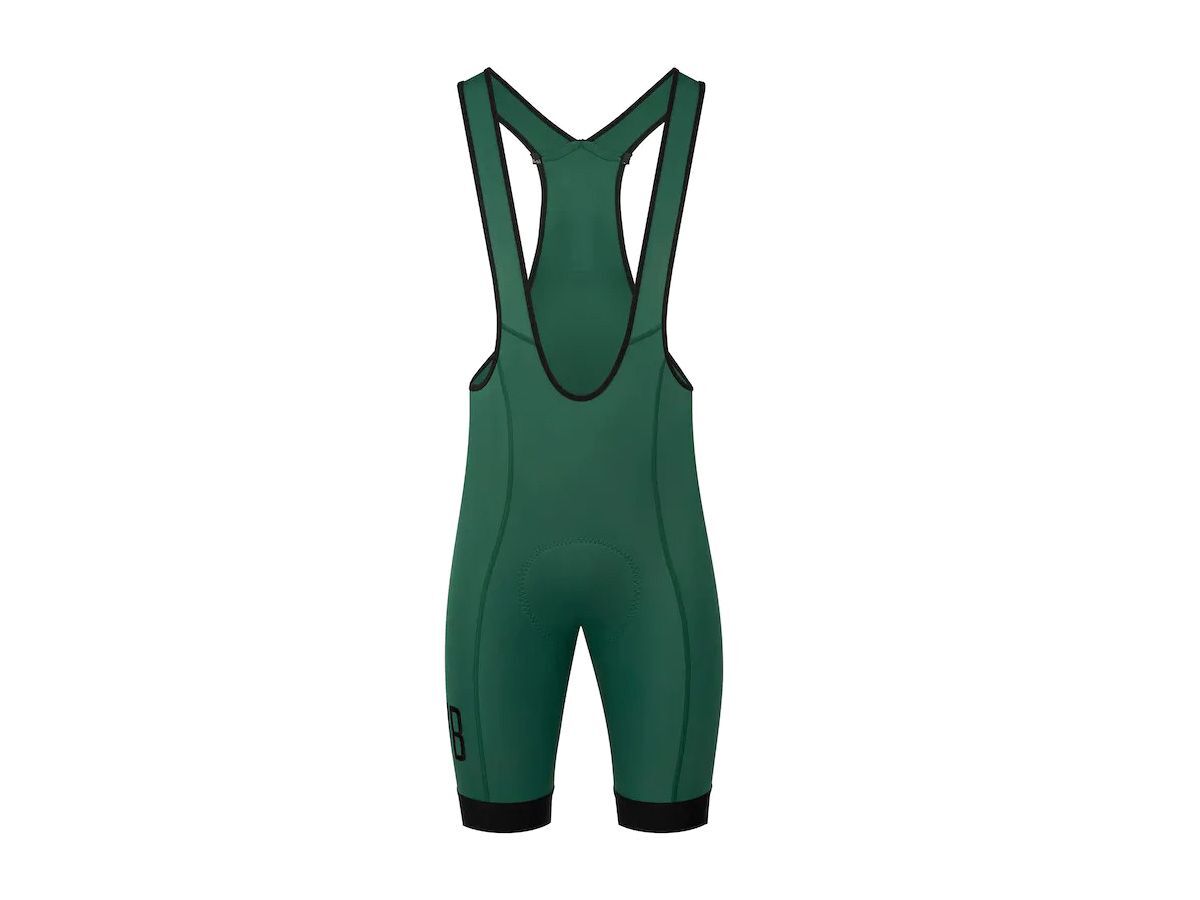 VB HUGO Thermal Bib Shorts 男款冬季車褲 森林綠