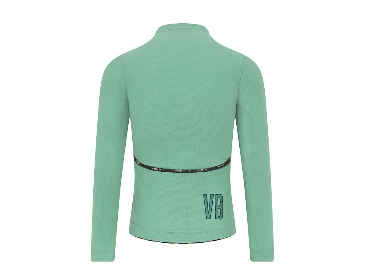 VB Pordoi Women's LS Jersey 女款長袖車衣 - 青草藍