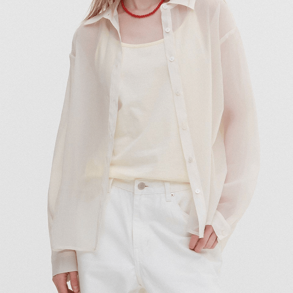 marie claire｜Origin Logo Shirt Sleeveless Set-Up [3 colors] 關鍵字：MA209