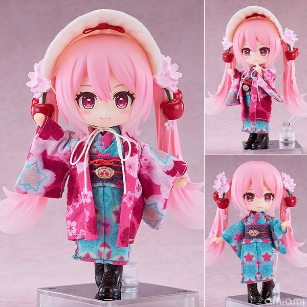 預訂1月  Good Smile Company 黏土娃 櫻未來 弘函2025Ver.（函館） Nendoroid Doll Character Vocal Series 01 Hatsune Miku Sakura Miku: Hirohako 2025 Ver.  Hakodate Pre-order