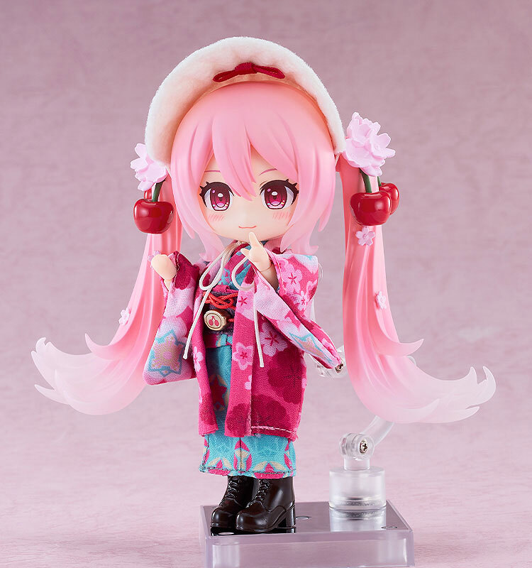 預訂1月  Good Smile Company 黏土娃 櫻未來 弘函2025Ver.（函館） Nendoroid Doll Character Vocal Series 01 Hatsune Miku Sakura Miku: Hirohako 2025 Ver.  Hakodate Pre-order
