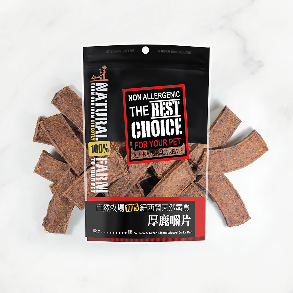 寵物肉片軟零食．厚鹿嚼片