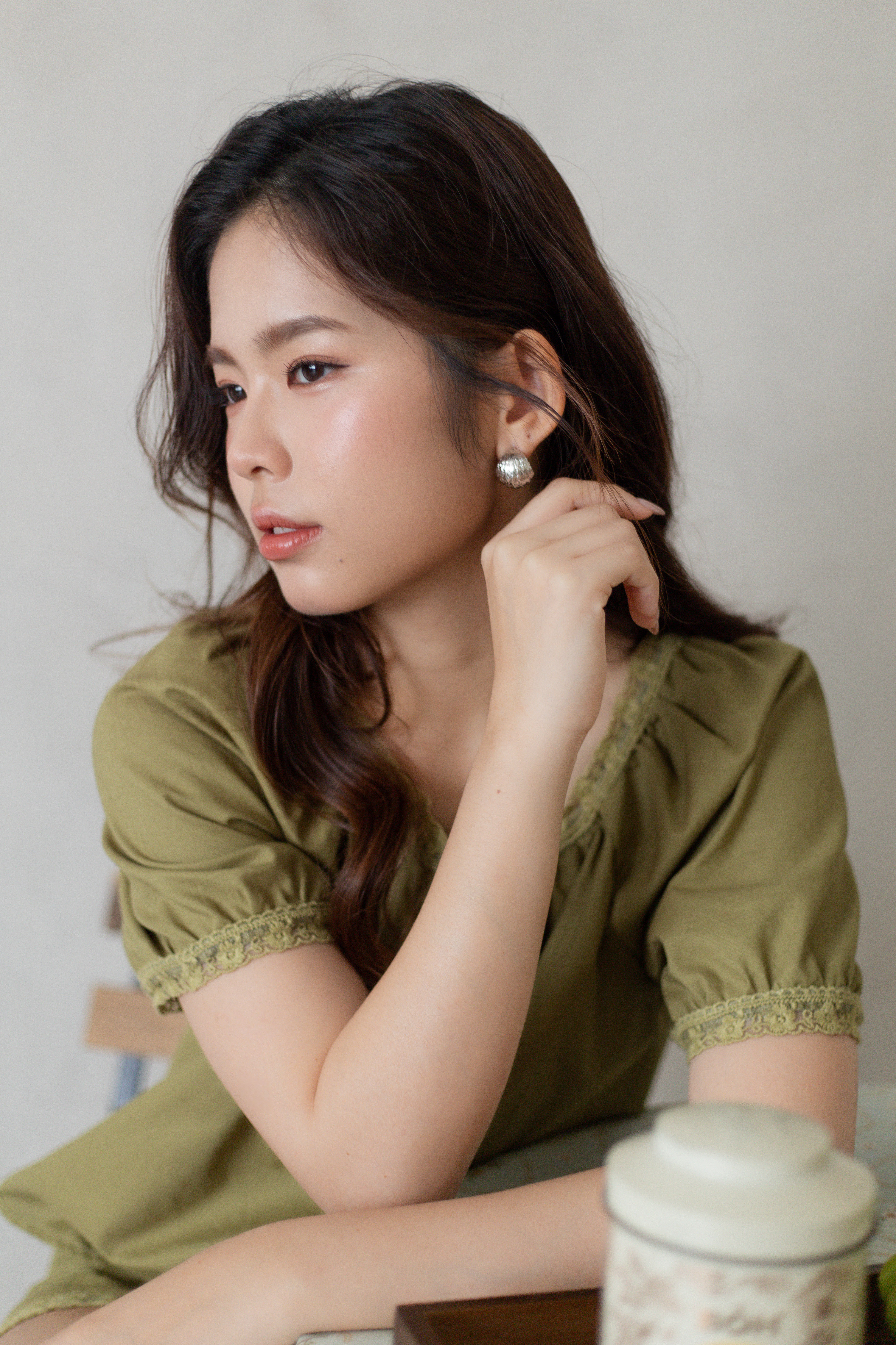 Cassidy Round Earring -D161