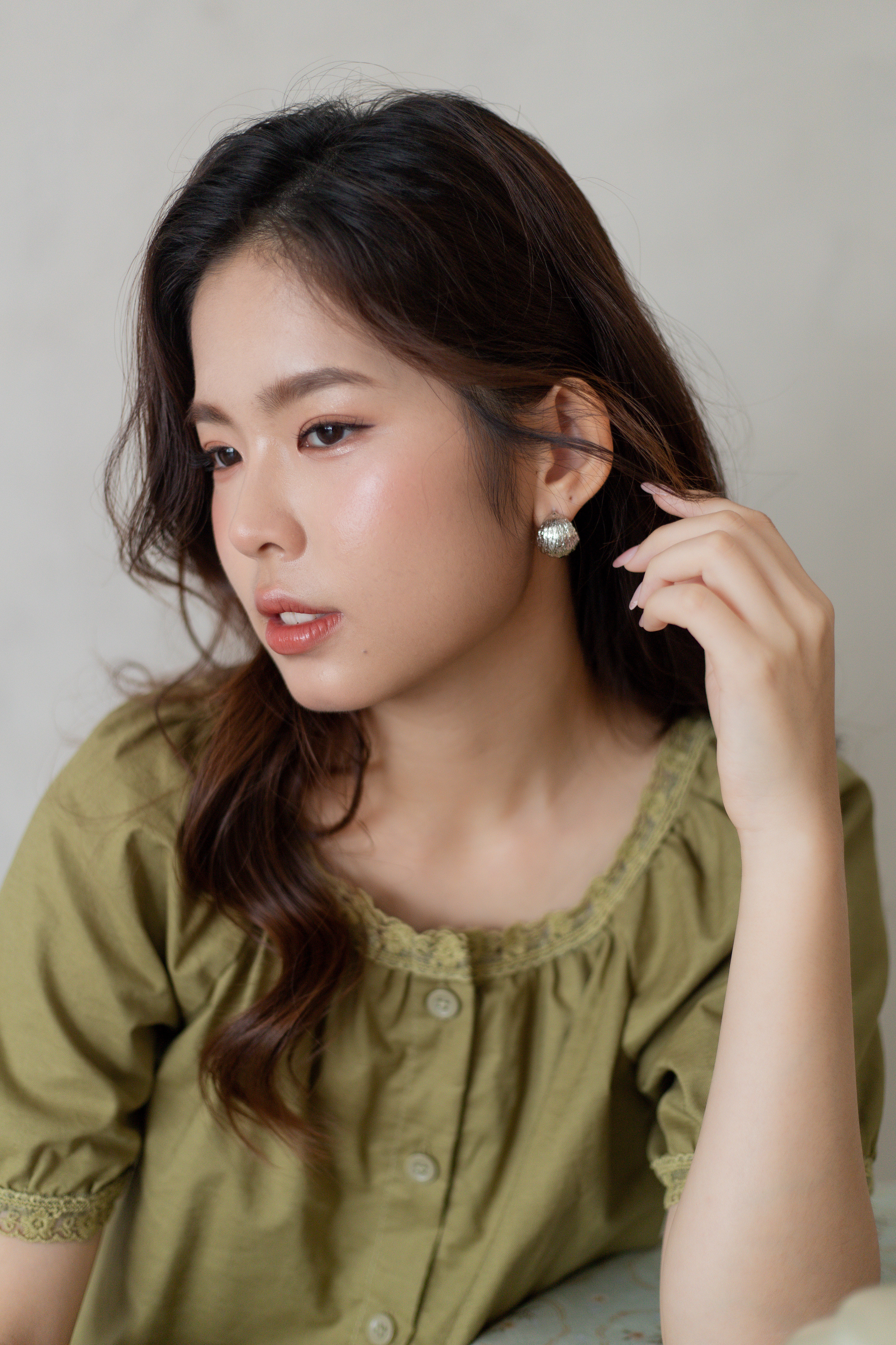 Cassidy Round Earring -D161