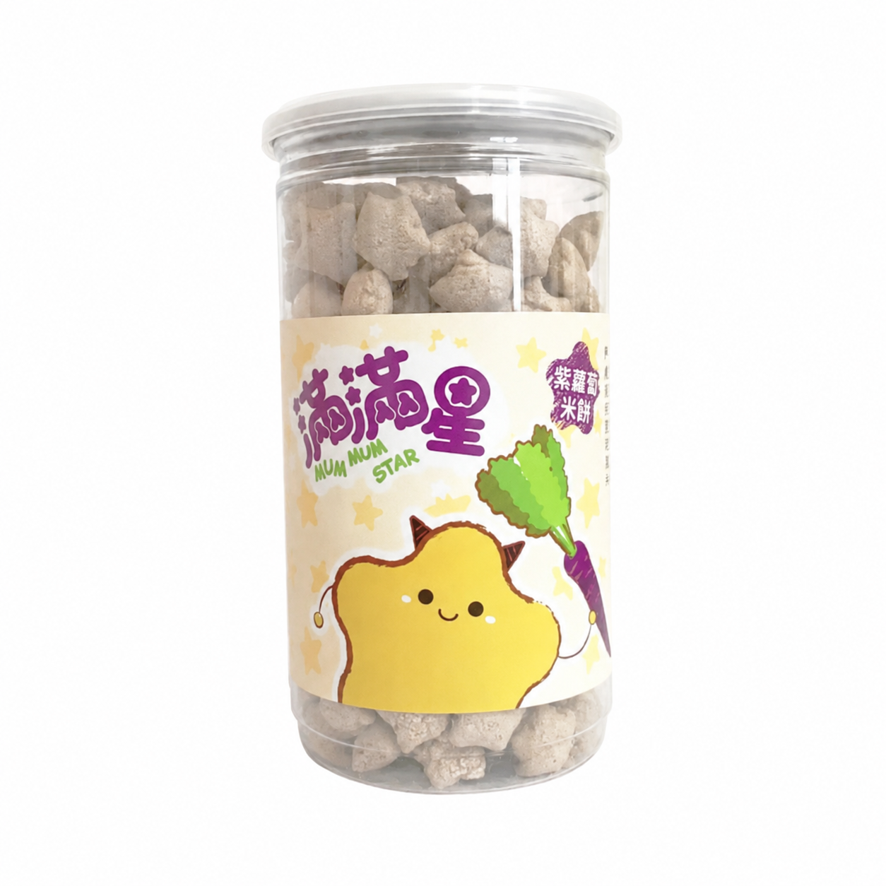 飯友 紫蘿蔔滿滿星米餅 40g/罐 6M+