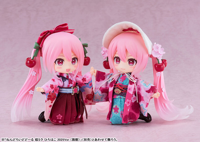 預訂1月 Good Smile Company 黏土娃 櫻未來 弘函2025Ver.（弘前） Nendoroid Doll Character Vocal Series 01 Hatsune Miku Sakura Miku: Hirohako 2025 Ver.  Hirosaki Pre-order