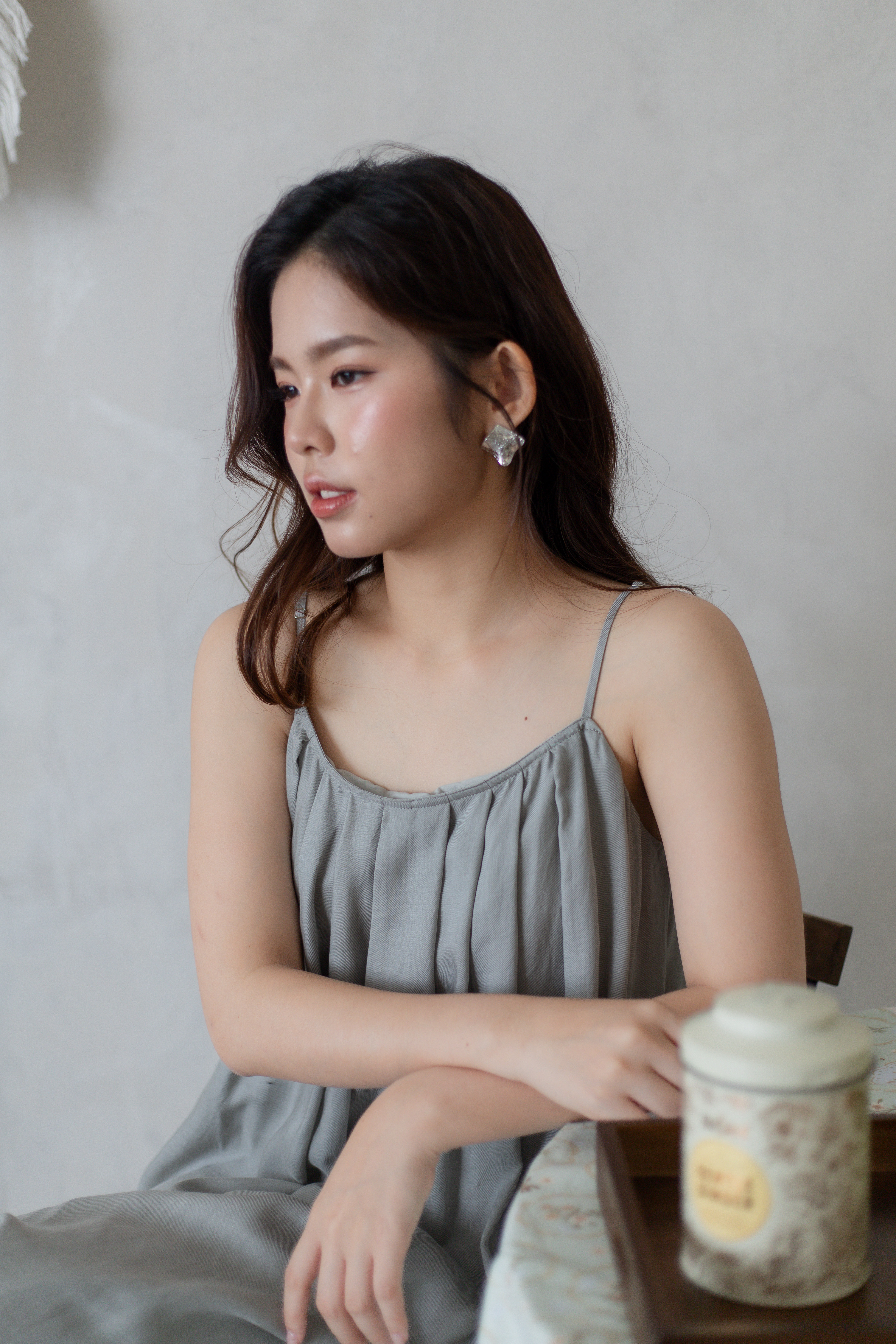 Oliva Asymmetrical Earring -D162