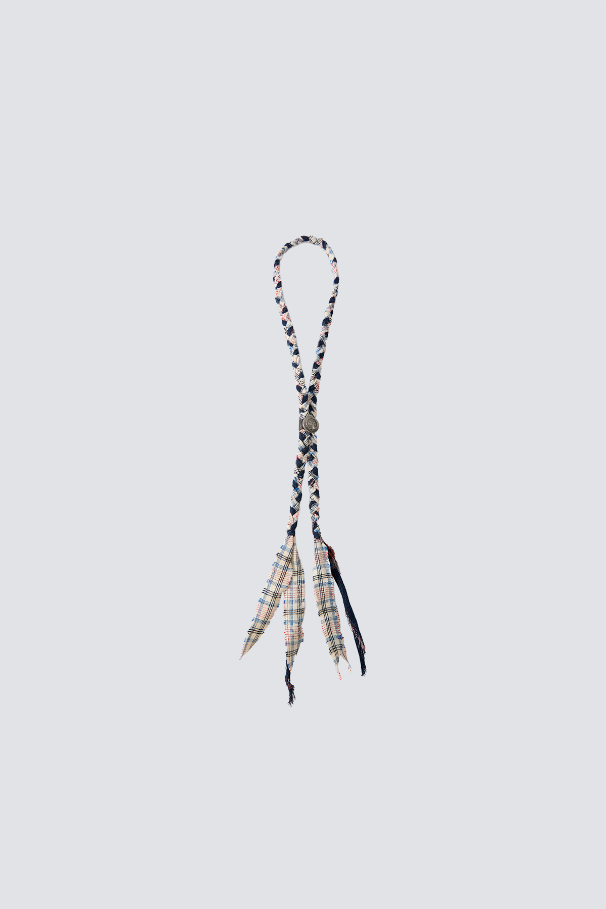 Tokyo Stroll Indigo Dyed Fabric Necklace｜White｜Hong Kong Original Design