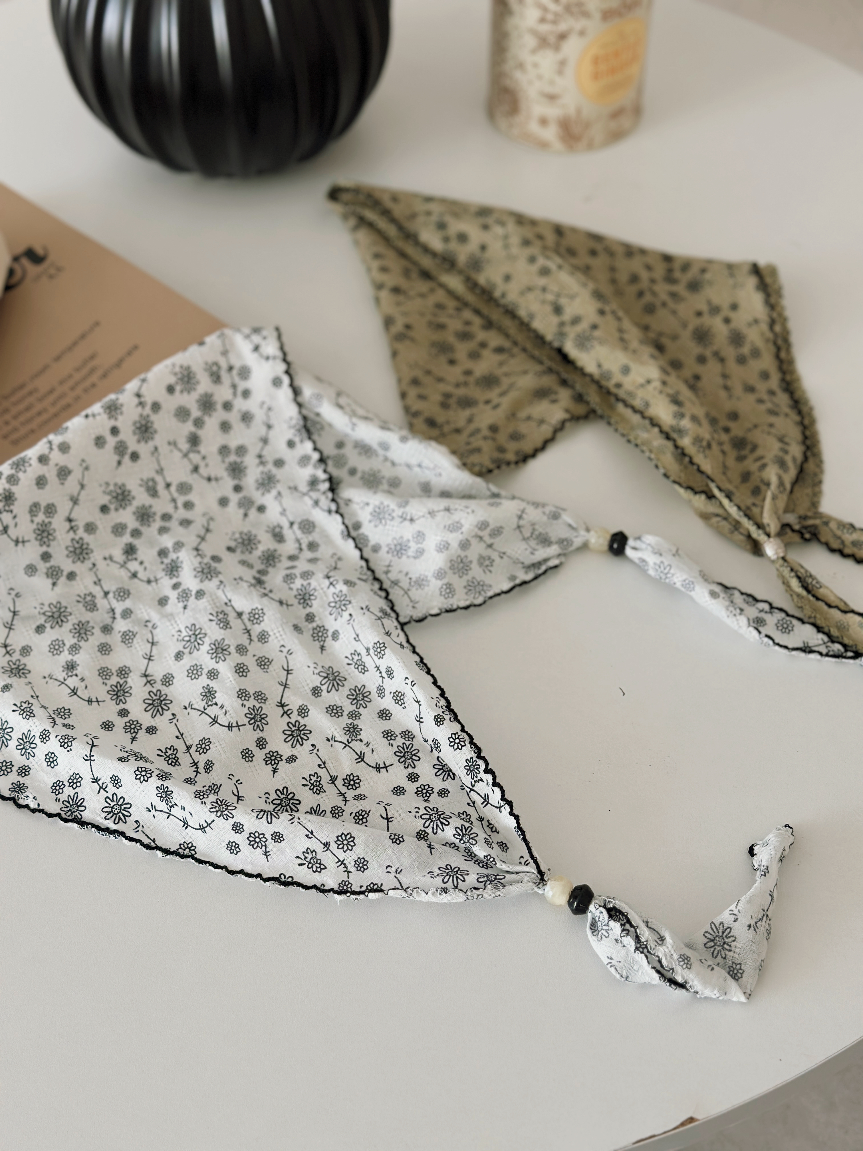 Yuye Floral Bandana Scraf -D163