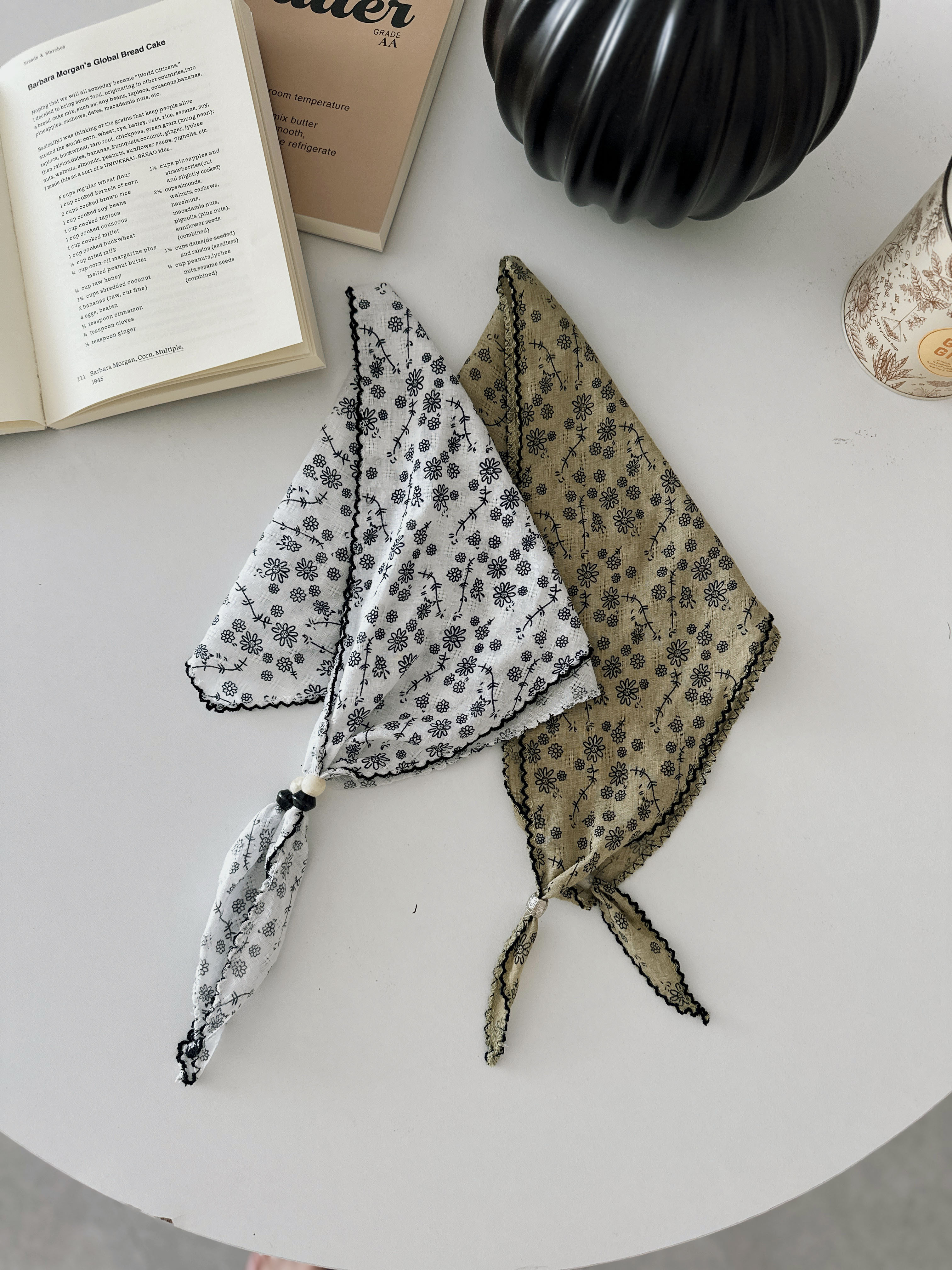 Yuye Floral Bandana Scraf -D163