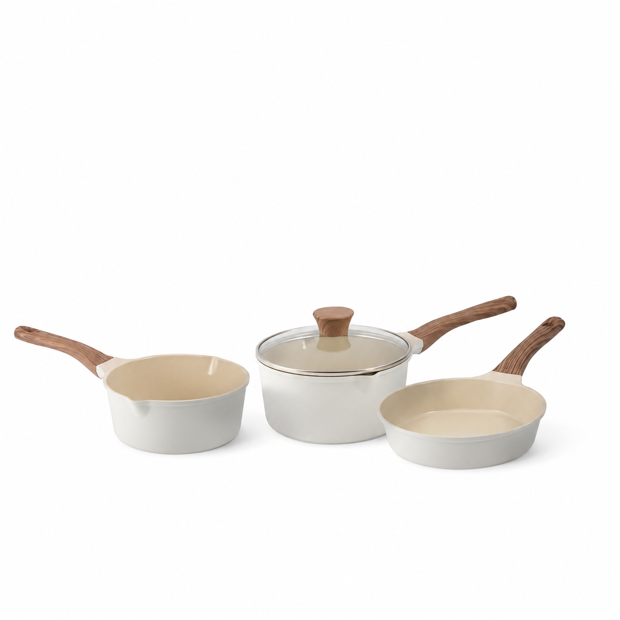 Korea Four Seasons - 不沾鍋四件套裝 18cm (白色) IH
