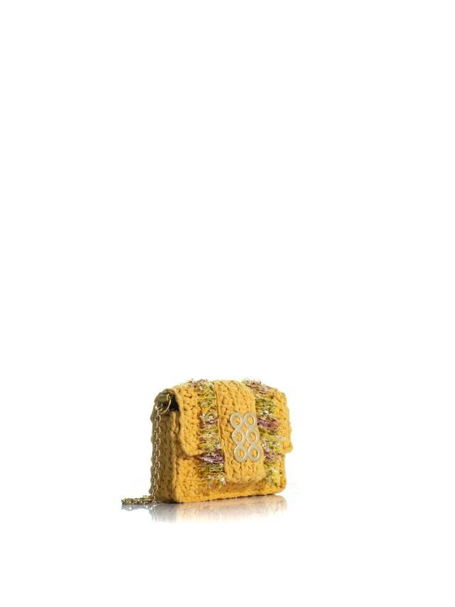 1KO0526-142 [KOORELOO] The Ibiza Mini Petite Yellow Crochet #13202.3001.3900 (EU)