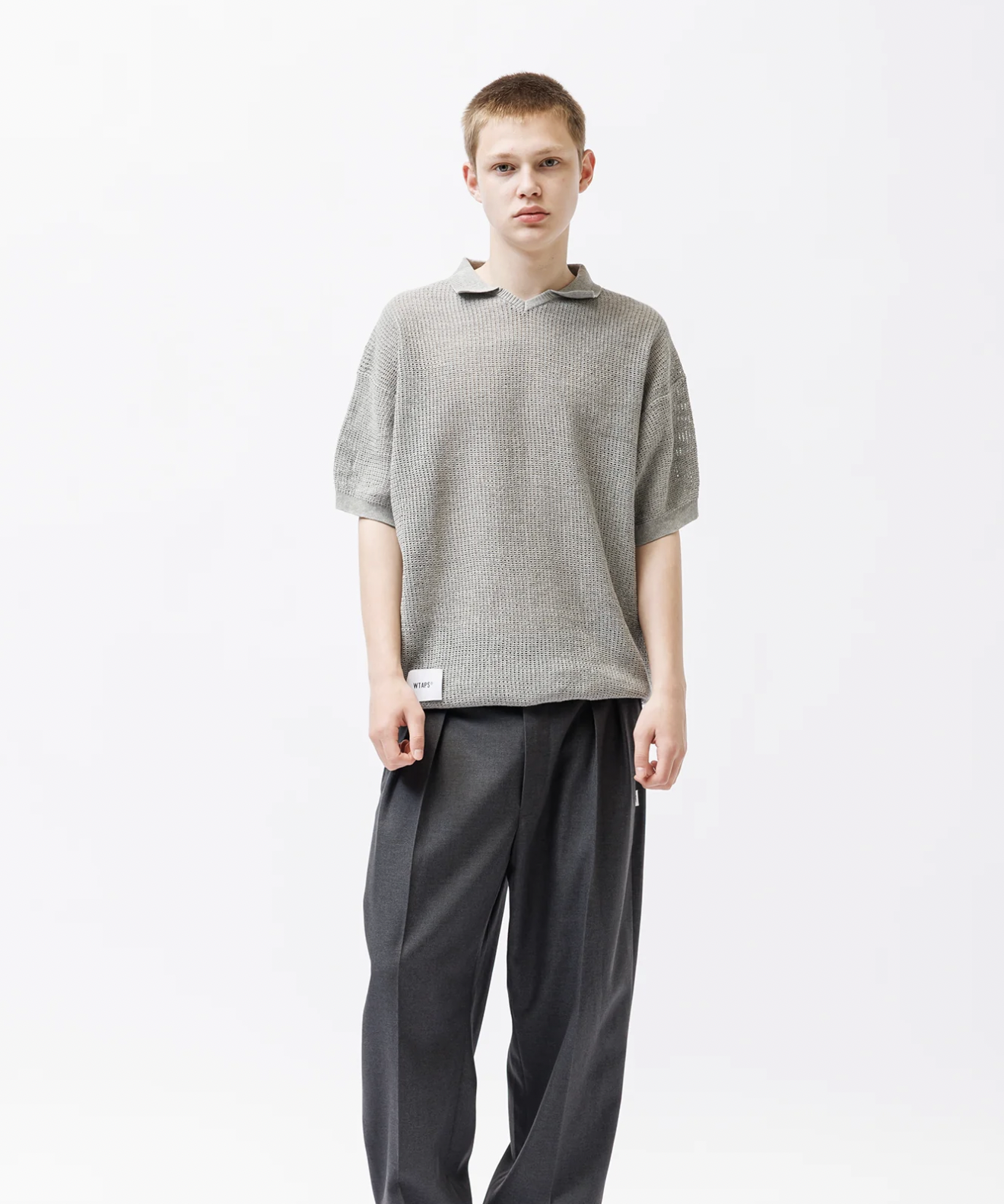 [現貨] WTAPS SS26 DUP / SWEATER / COTTON | BLACK / GRAY