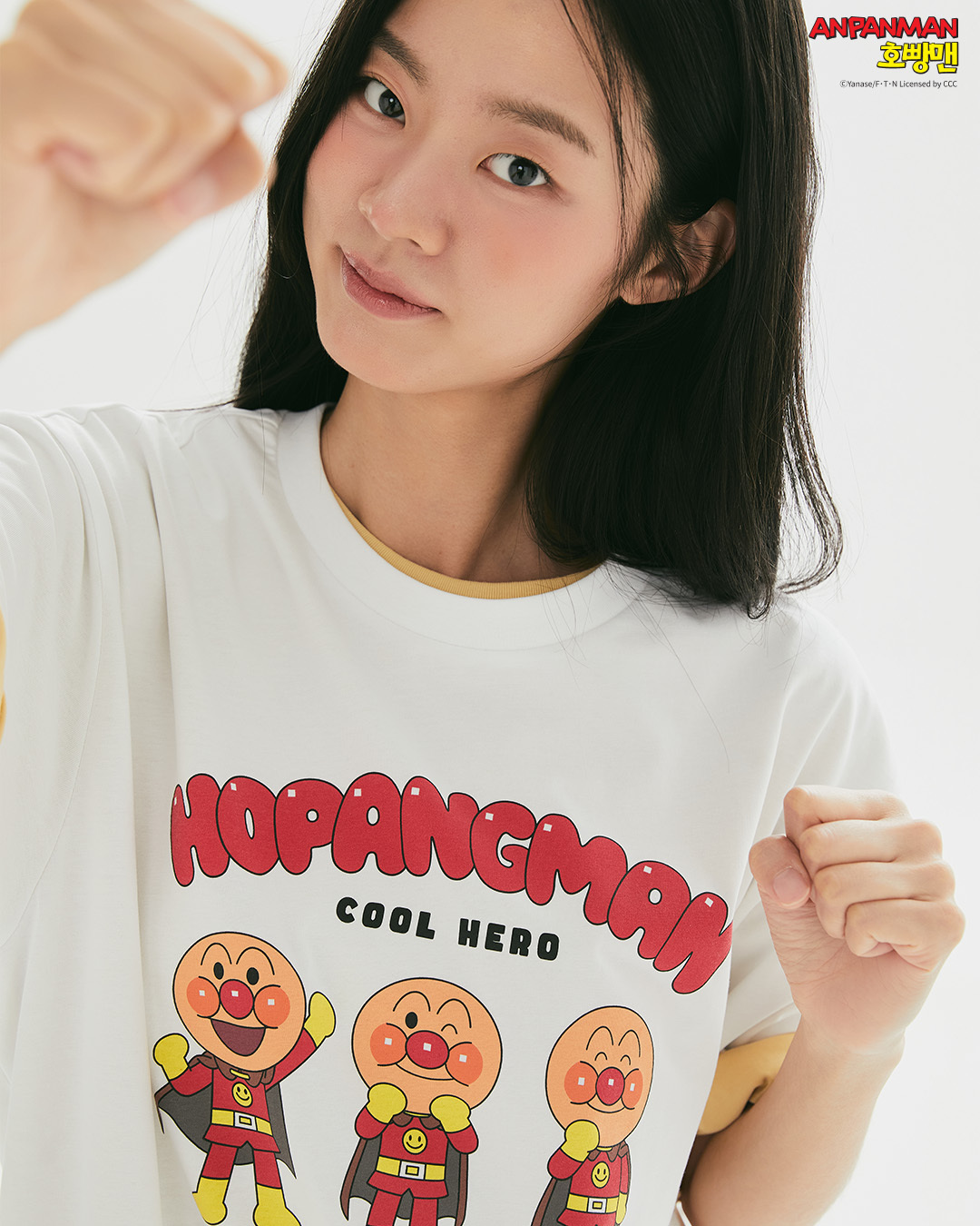 【預購】韓國SPAO 麵包超人聯名系列 上衣短袖 睡褲