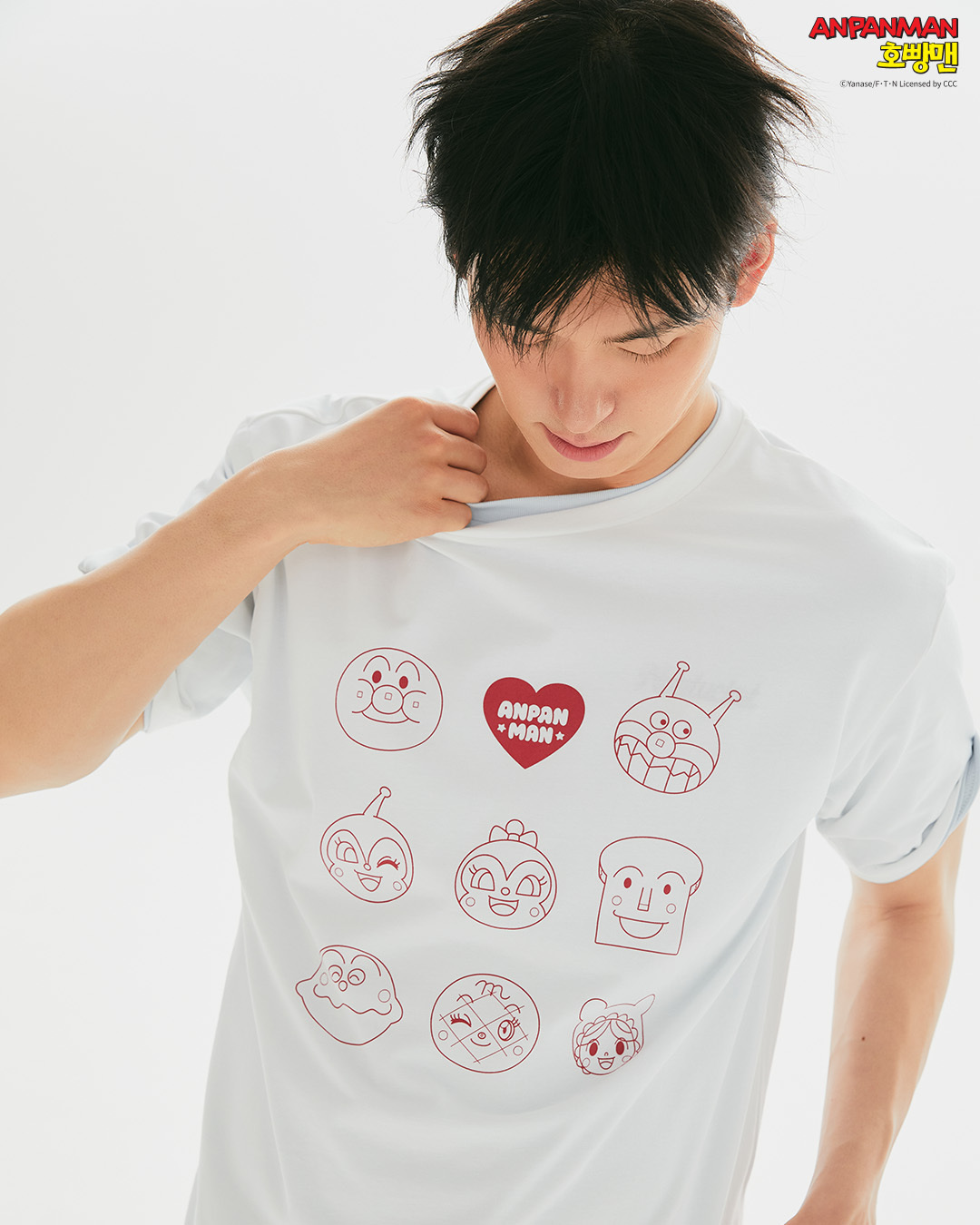 【預購】韓國SPAO 麵包超人聯名系列 上衣短袖 睡褲
