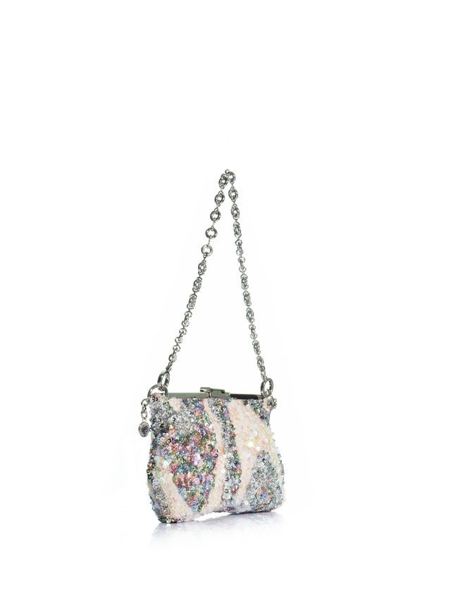 1KO0526-095 [KOORELOO] The Sea Anemone Small Silver/White Sequins  #24202.7000.1999 (EU)