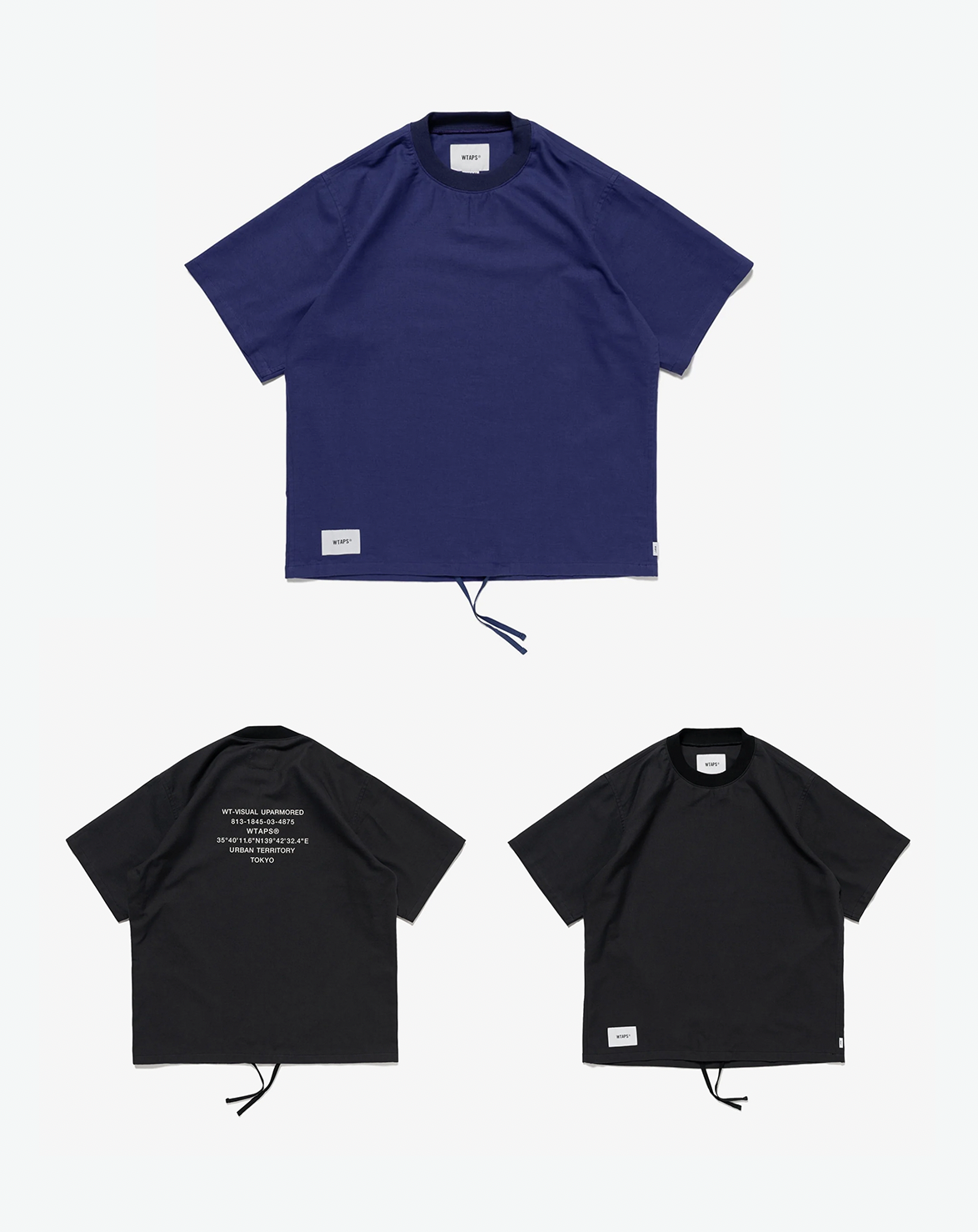 [現貨] WTAPS SS26 SMOCK / SS / WOCO. TWILL | BLACK / BLUE