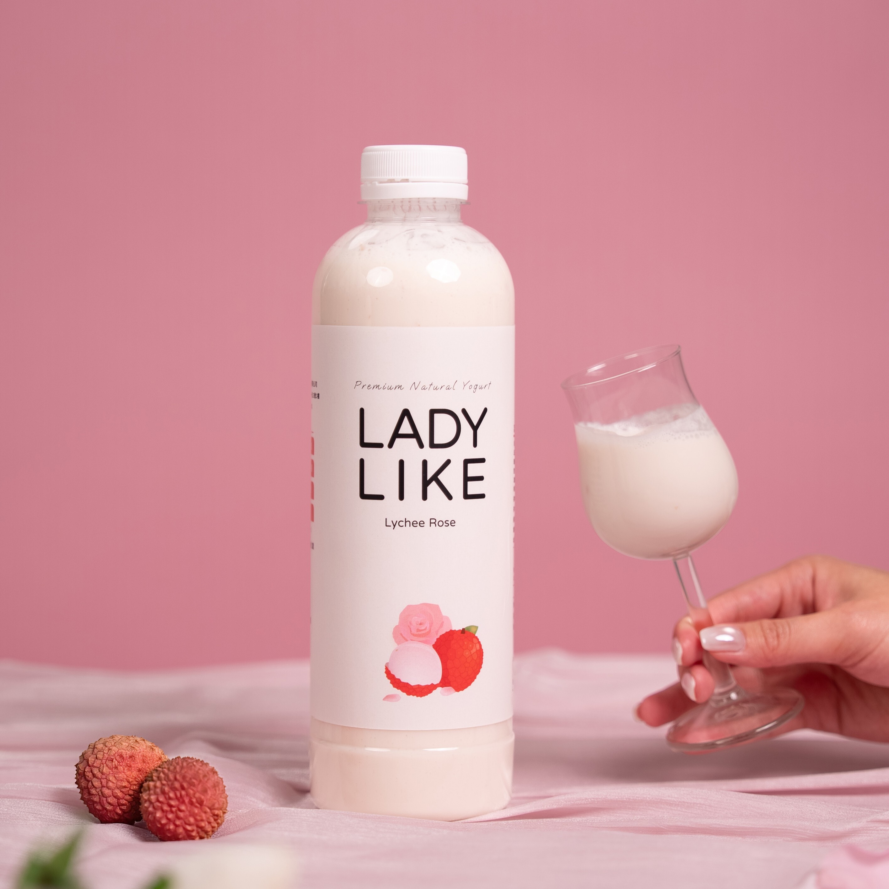 荔枝玫瑰優酪乳 960g