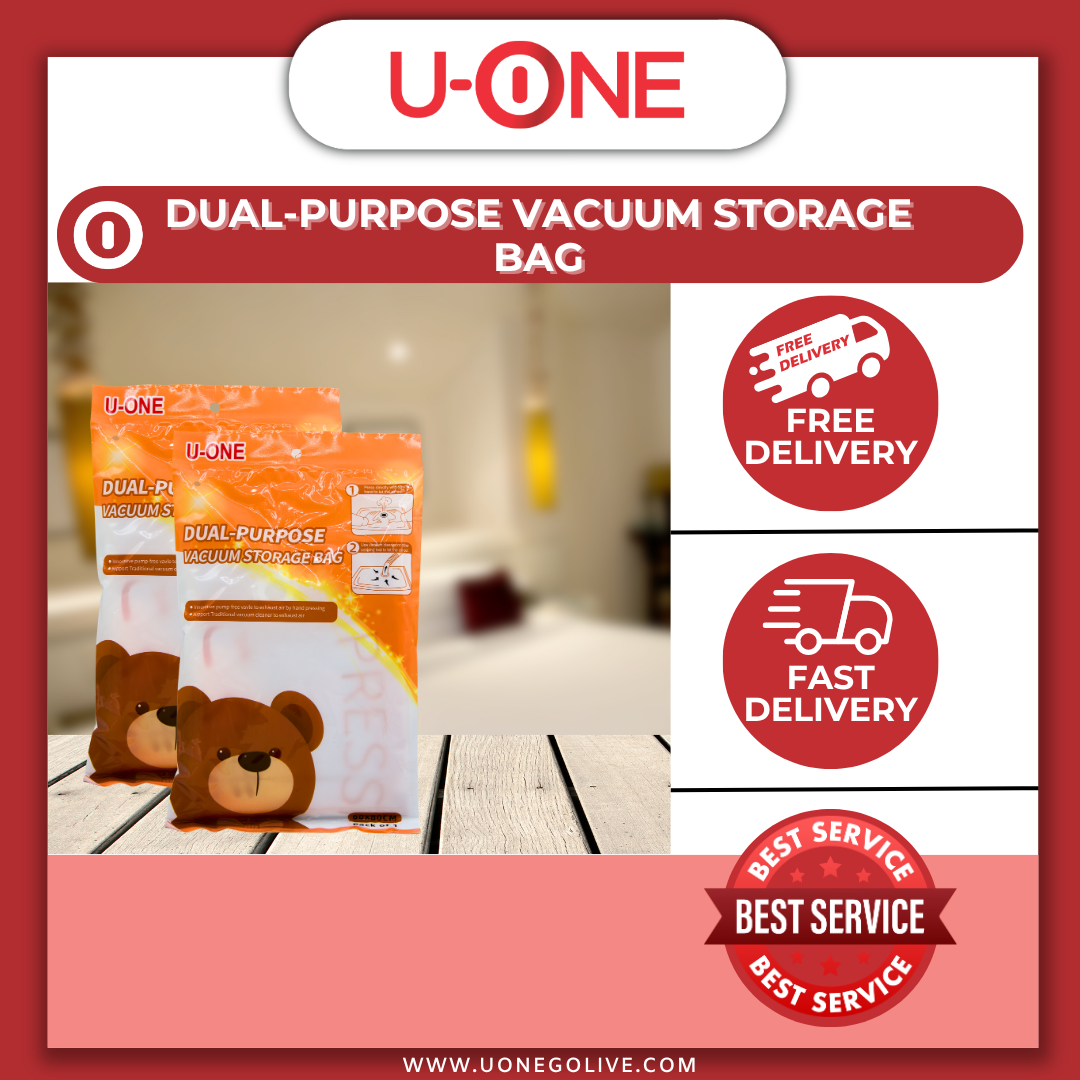 U-ONE | Malaysia | Dual-Purpose Vacuum Storage Bag | Easy Storage