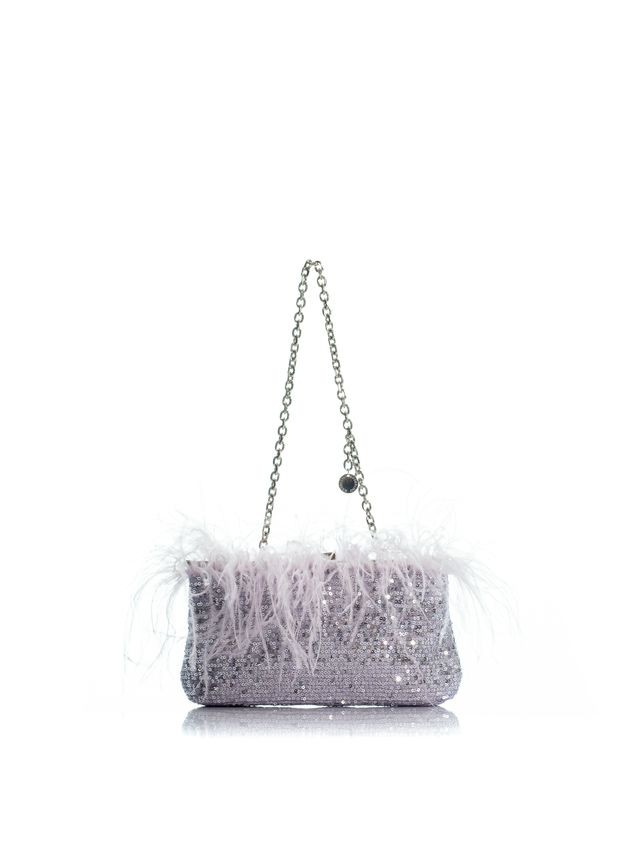 1KO0526-098 [KOORELOO] The Sea Anemone Small Lilac Sequins/Lilac Feathers  #23202.7000.6000 (EU)