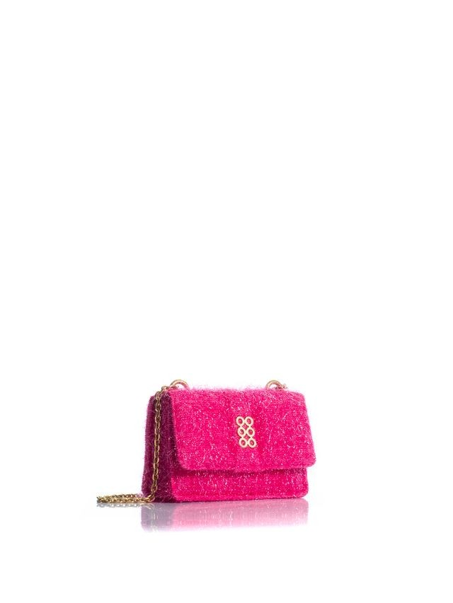 1KO0526-119 [KOORELOO] The Lucerne Mini Small Fuchsia Sparkle Fuzzy Fabric #2023AU.1001.1400 (EU)