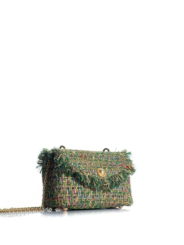 1KO0526-121 [KOORELOO] The Lalo  Medium Multi/Green Tweed #33202.1000.3900 (EU)