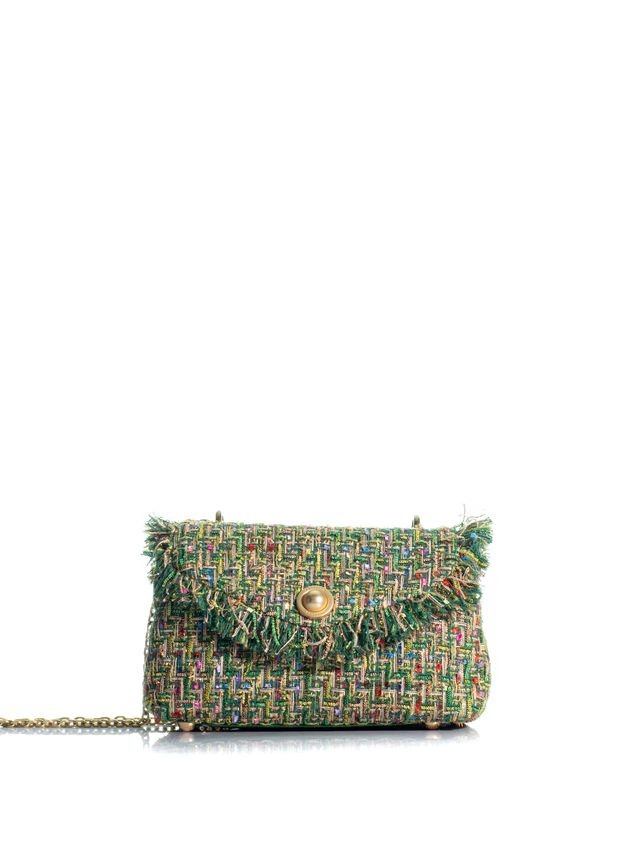 1KO0526-121 [KOORELOO] The Lalo  Medium Multi/Green Tweed #33202.1000.3900 (EU)