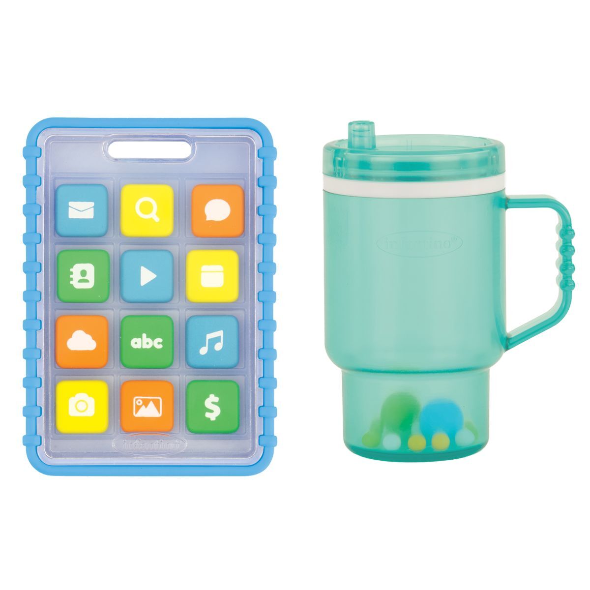 【Infantino】小小潮流搖鈴玩具™ (1套2件)