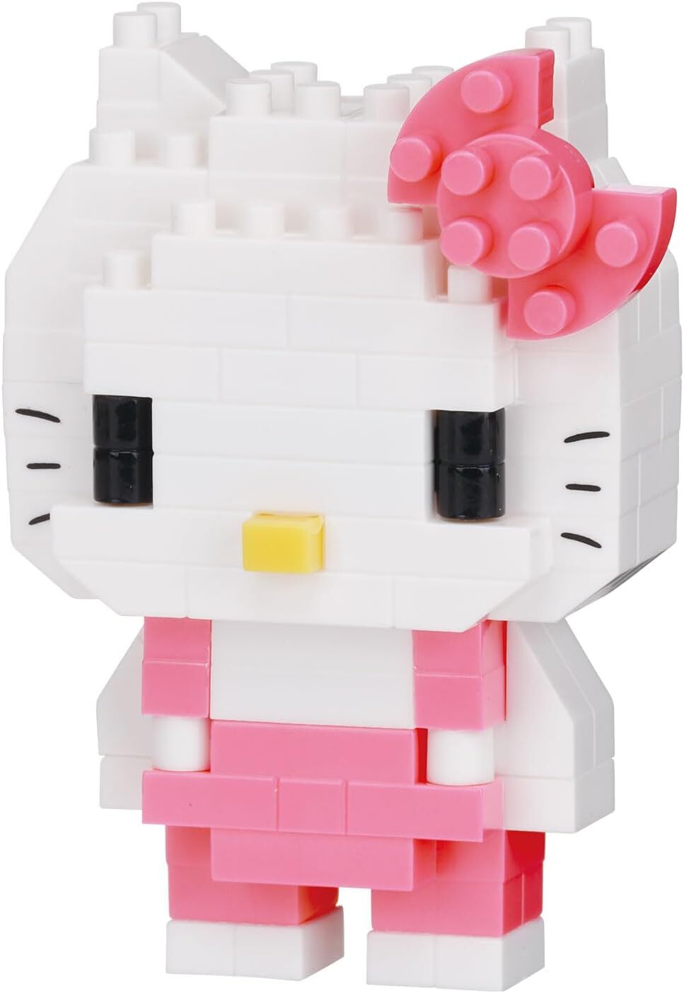 KAWADA Nanoblock 積木造型吊飾 NFG-24 HELLO KITTY(粉)