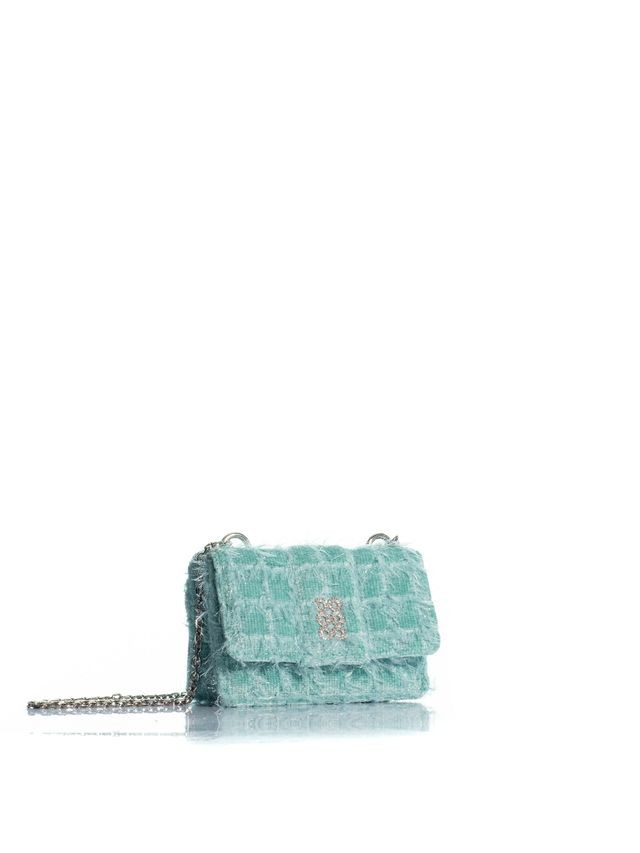 1KO0526-125 [KOORELOO] The Lucerne Mini Small Light Green Fuzzy Tweed  #23202.8001.891 (EU)