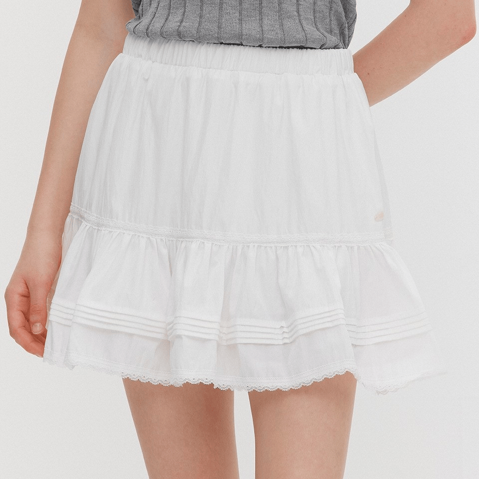 marie claire｜Lace Mini Skirt [2 colors] 關鍵字：MA252