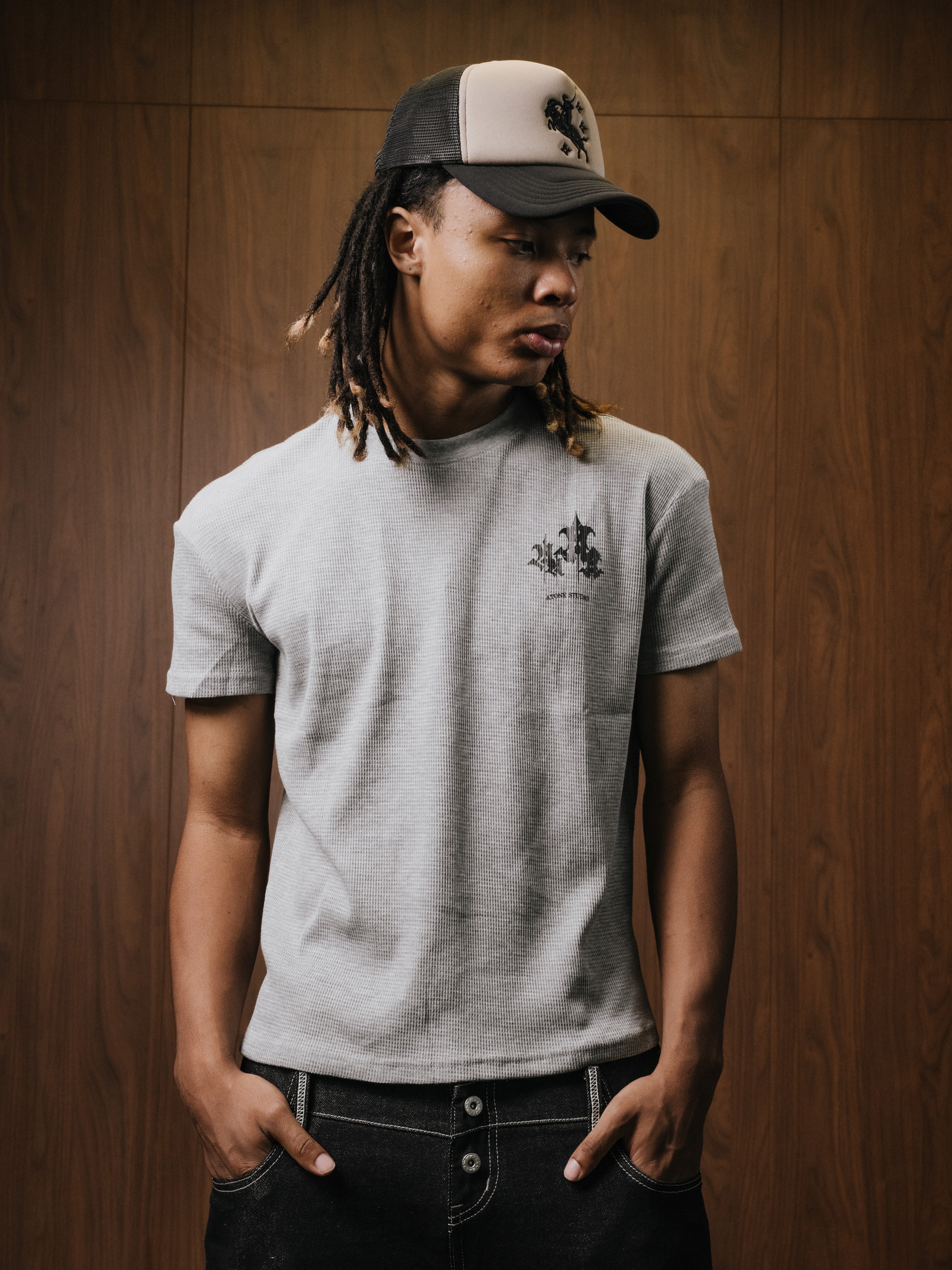 ATONE STUDIO 華夫格皇家Logo短袖 T CORE WAFFLE TEE-SECOND SKIN
