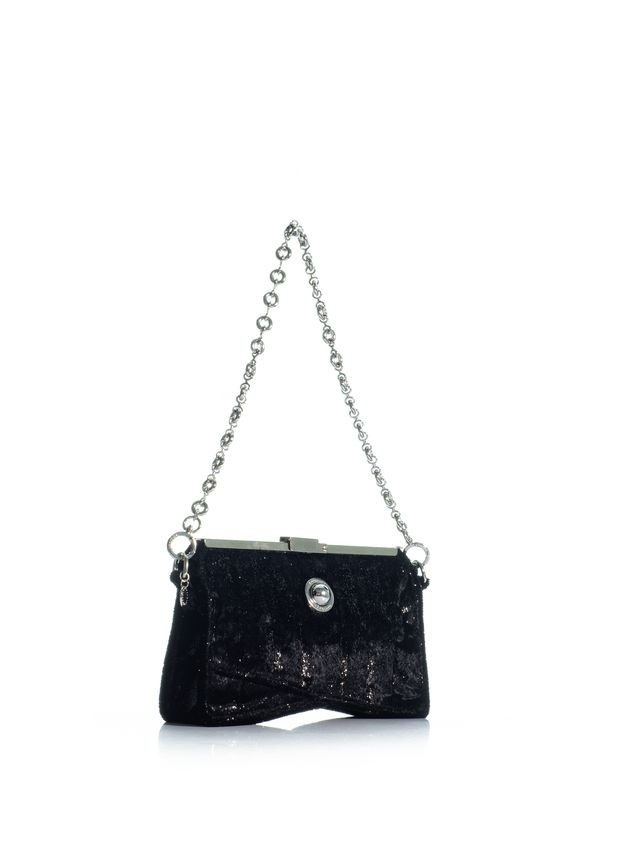 1KO0526-140 [KOORELOO] The Papillon Small  Black Sparkle Velvet  #33202.3000.5500 (EU)