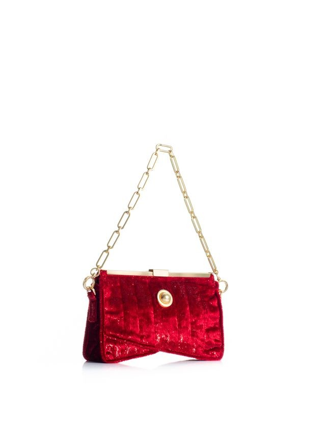 1KO0526-141 [KOORELOO] The Papillon Small  Red Sparkle Velvet  #33202.3000.2600 (EU)